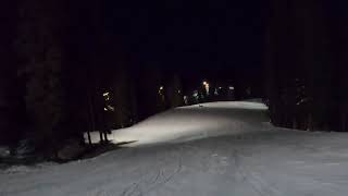 Brighton Ski Resort  Utah Night skiing [upl. by Annaigroeg]