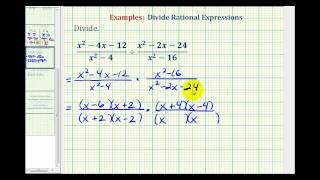 Ex 2 Dividing Rational Expressions [upl. by Annaert840]