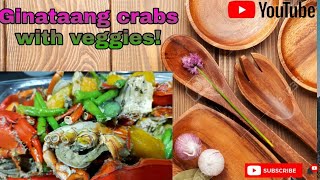 How To Cook Ginataang Alimasag  Ginataang Alimango  Crabs with coconut milk  Filipino Recipe [upl. by Jacobsohn]