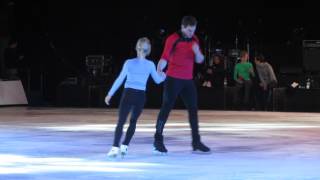 Savchenko  Massot practice Un giorno per noi Florence Ice Gala 290417 [upl. by Ario]