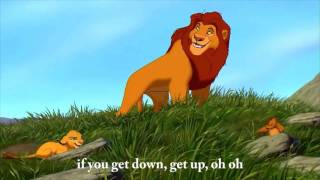 The Lion King  Waka Waka  ♫  Shakira  English lyrics on screen [upl. by Idoc515]