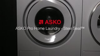 ASKO wasmachine Hygienic Steel Seal [upl. by Ttocserp]