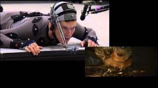 Benedict Cumberbatch Smaug mocap comparison [upl. by Elatnahc]