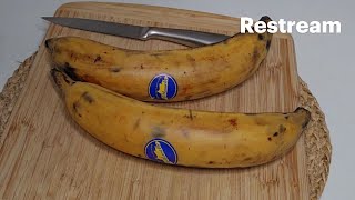 ASMR COOKING HOW TO PREPARE PLANTAIN FOR FRYING TASTY AND DELICIOUS [upl. by Iddo]