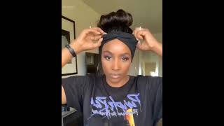 Headband Wigs For Black WomenDaily wigs [upl. by Brick]