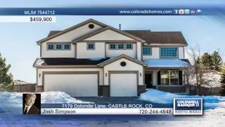 7179 Dolomite Lane CASTLE ROCK CO Homes for Sale  coloradohomescom [upl. by Radek]