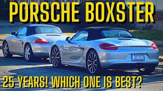 Which Is The Best Porsche Boxster To Buy The Complete Guide To All Models Of Porsche Boxster [upl. by Ayaladnot190]