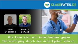 🔴 Impfnötigung im Gesundheitswesen  Prof Dr Jur Martin Schwab [upl. by Htir]