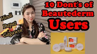 Hindi dapat gawin ng beautederm user Beautederm Korea [upl. by Bobbee]