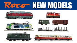 NEW ROCO Model Railway Items HOScale amp HOeScale new models [upl. by Onida]