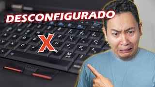 Problema Teclado Notebook  PC Teclas Invertidas Desconfigurado [upl. by Chavey]