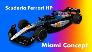 Scuderia Ferrari HP  Miami 2024 Livery Concept [upl. by Joete799]