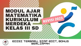 modul ajar matematika kelas 3 sd Kurikulum Merdeka Revisi Terbaru [upl. by Nnylidnarb752]