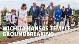 Wichita Kansas Temple Groundbreaking [upl. by Aihseyt]