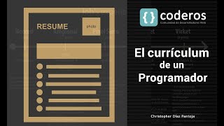 El currículum de un programador [upl. by Tabbi]