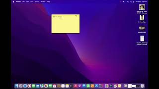 How To Put Sticky Notes On Desktop Mac 2023 [upl. by Otilia]