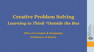 Creative Problem Solving Techniques—Learning to Think Outside the Box [upl. by Eat]