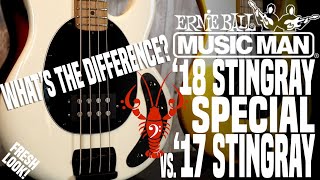 Music Man Stingray Special vs Stingray What the heck is the difference  LowEndLobster Fresh Look [upl. by Nnaj459]