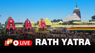 WATCH LIVE  Rath Yatra of Lord Jagannath from Puri  Chariot pulling begins [upl. by Hgielime]