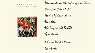 Graceland Full Album 1986  Paul Simon [upl. by Nnayd]