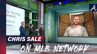 Chris Sale on MLB Network as NL Cy Young Winner  Atlanta Braves [upl. by Spoor212]