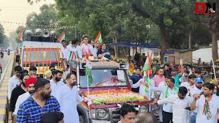 Sachin pilot Road Show in Jamshedpur [upl. by Zedecrem]