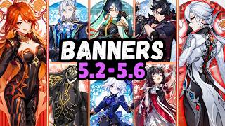 NEW UPDATE 5256 CHARACTER BANNER ROADMAP CHRONICLED WISH MAUVIKA amp RERUNS  Genshin Impact [upl. by Lenahc824]