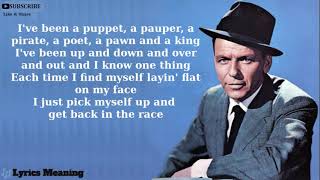 Frank Sinatra  Thats Life  Lyrics Meaning [upl. by Lewse606]