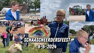 Boernjongn en Boer Marco bezoeken het Schaapscheerdersfeest 862024 op de Ginkelse Heide [upl. by Furnary]