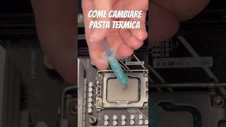 thermalpaste tutorial cpu intel pastatermica [upl. by Loats]