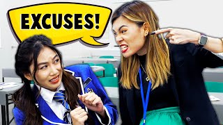 12 EXCUSES Students Make to Escape Class [upl. by Vierno]