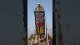 Scary Swing Boat at Local Mela Kashti Wala Jhula shorts [upl. by Alledi]