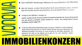 VONOVIA  Stellungnahme zum Außerordentlich fristlose  Kündigung [upl. by Enitsed]