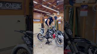 Starting my 10000 10 year old 2 stroke for the first time…😳 dirtbike [upl. by Setarcos686]