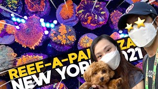 My ReefaPalooza NY 2021 Documentary Corals Clams Fish Puppy [upl. by Eisteb]