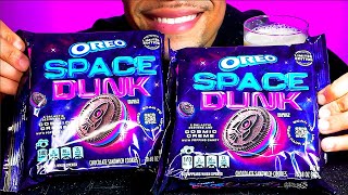 ASMR OREO SPACE DUNK COOKIE POPPING CANDY SOUNDS MILK DUNKING MUKBANG JERRY EATING LIMITED EDITION [upl. by Essa]