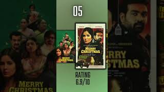 Top Ten Movies Of 2024 IMdB top10 trendingshorts moviereview movie bollywoodmovies [upl. by Ordnassela590]