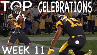 Relay Race Keep Away amp More 🕺🏿  Best Dances amp Celebrations of Week 11  NFL Highlights [upl. by Thorne536]