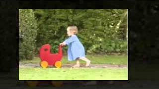 Moover Wooden Dolls Pram [upl. by Kenimod]