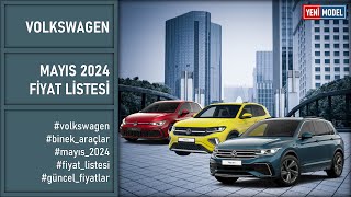 Volkswagen  Mayıs 2024 Fiyat Listesi [upl. by Dusza]