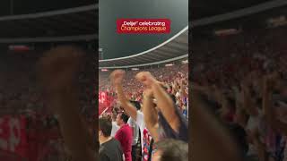 Heavy RAIN Red Star fans with crazy atmosphere at UCL game shorts fkcz footballpassion delije [upl. by Tamah228]