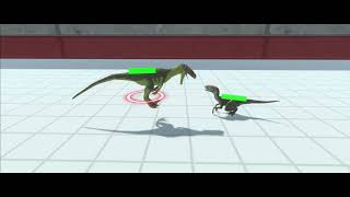 Velociraptor vs Deinonychus Animal Revolt Battle Simulator [upl. by Sliwa268]