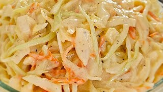 128🌺 Coleslaw salad  salade de chou [upl. by Atnod534]