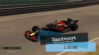 Zandvoort F1 Hotlap  Assetto Corsa  RSS Formula Hybrid 2019 11095 [upl. by Emearg]