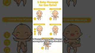 Relieve gas in babies babygas tummytime babyexercises [upl. by Sokul473]