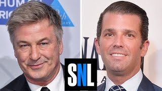 Alec Baldwin amp Trump Jr Have Words on Twitter Over quotSNLquot Skits [upl. by Eleon876]