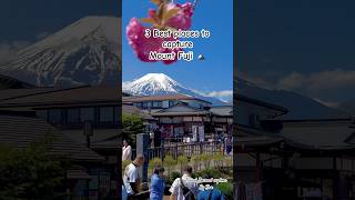 Best places to capture Mount Fuji fuji japan mountfuji oshinohakkai kawaguchiko viral travel [upl. by Lliw]