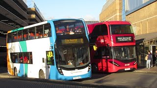 Buses amp Trains at Peterborough  November 2023 [upl. by Uzzial]