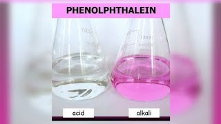 Acid Base Indicators  Phenolphthalein  PH change [upl. by Aicaca]