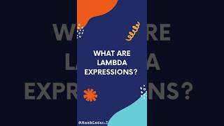 What are Lambda Expressions in Java 🤔shorts JavaTips Lambda CodingShorts [upl. by Iraam]